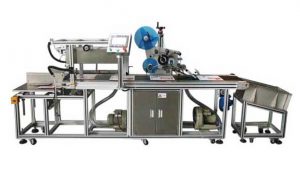 Automatic plastic bag labeling machine