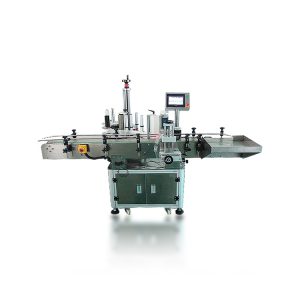 Automatic glass labeling machine