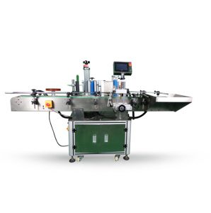 Automatic positioning vertical labeling machine