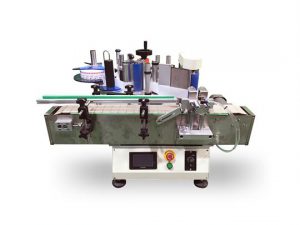 Desktop positioning type round bottle labeling machine