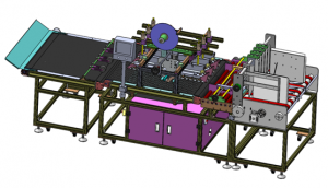 Automatic double-sided adhesive labeling machine