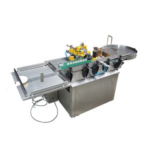 Small bottle linear single label paste labeling machines