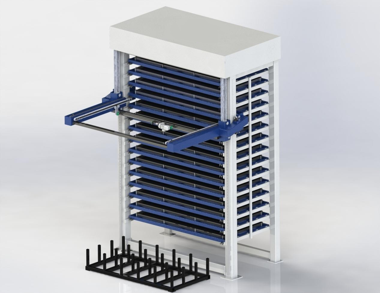 Solutions for sheet metal storage systems: Sheet Metal Storage System VLS