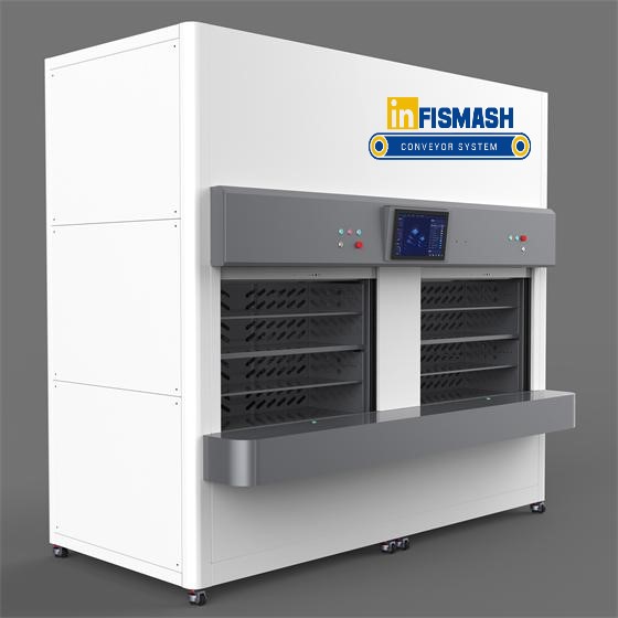 Medical-Pharmaceutical Supplies Carousel - Infismash - Vertical Storage Solutions